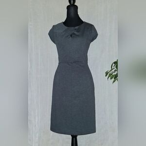 Banana Republic Dark Gray Midi Dress